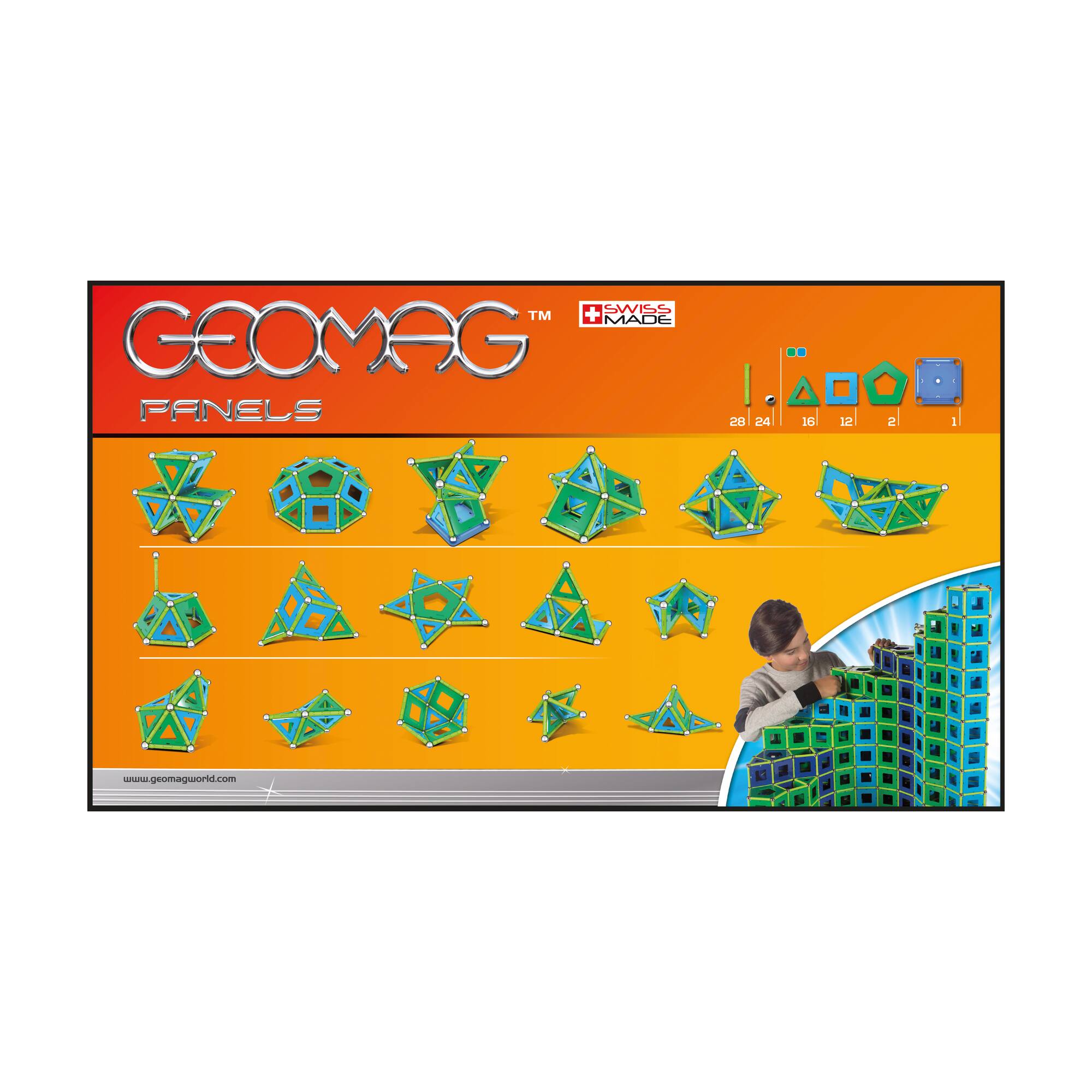 Geomag Panels 83-Piece Magnetic Construction Set